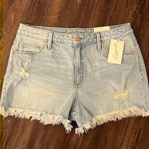 NWT Denim Shorts Size 8  Vintage Stretch Universal Thread